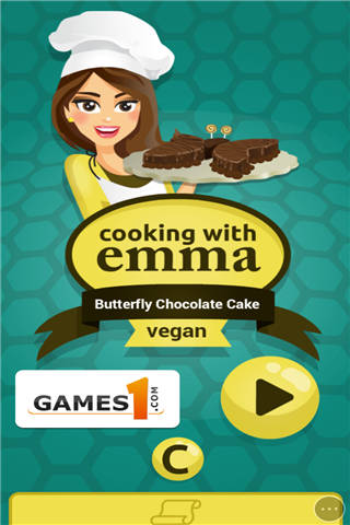 艾玛制作蝴蝶蛋糕