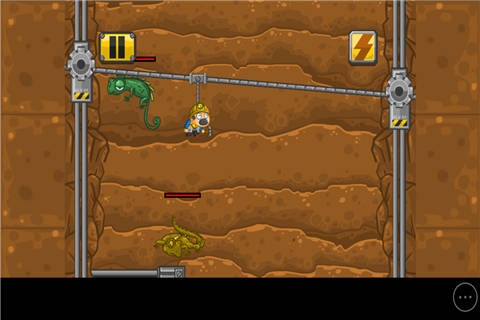 升降梯矿工挖宝